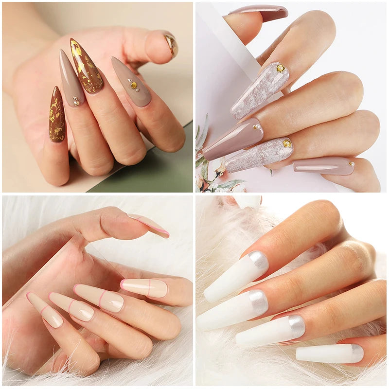Kit e Acessórios para Unhas - Esmalte, Broca Elétrica, Máquina de Secagem, Lâmpada UV