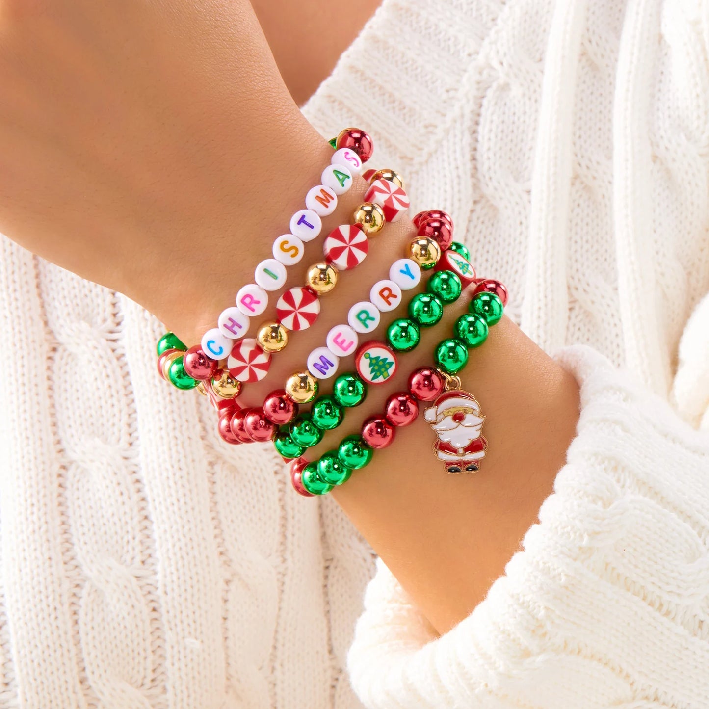 Conjunto de Pulseiras de Argila