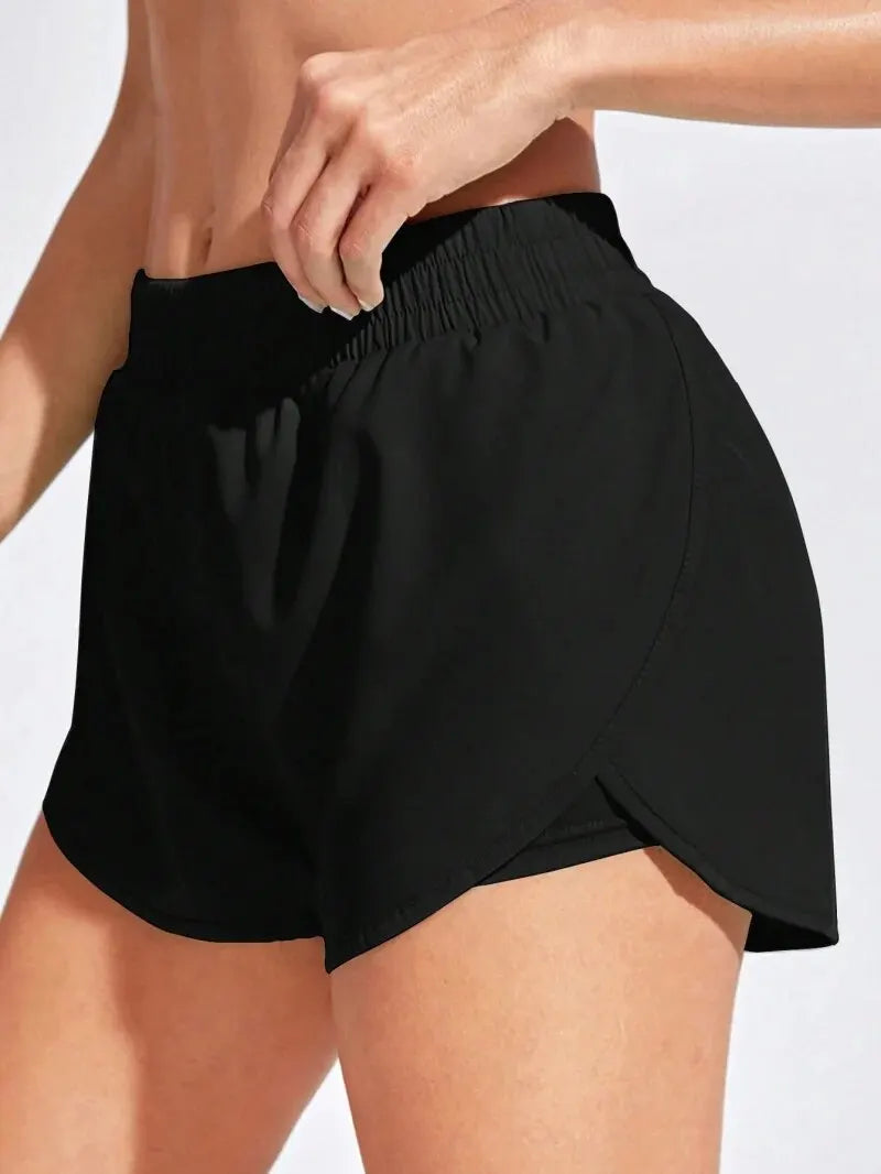 Shorts de Yoga Femininos, Leggings Elásticas para Treino e Corrida