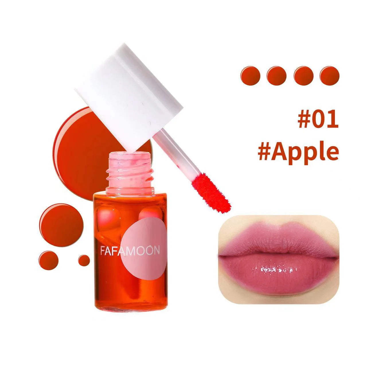 Frutado Labial Impermeável Lip Tint Gloss Hidratante Líquido