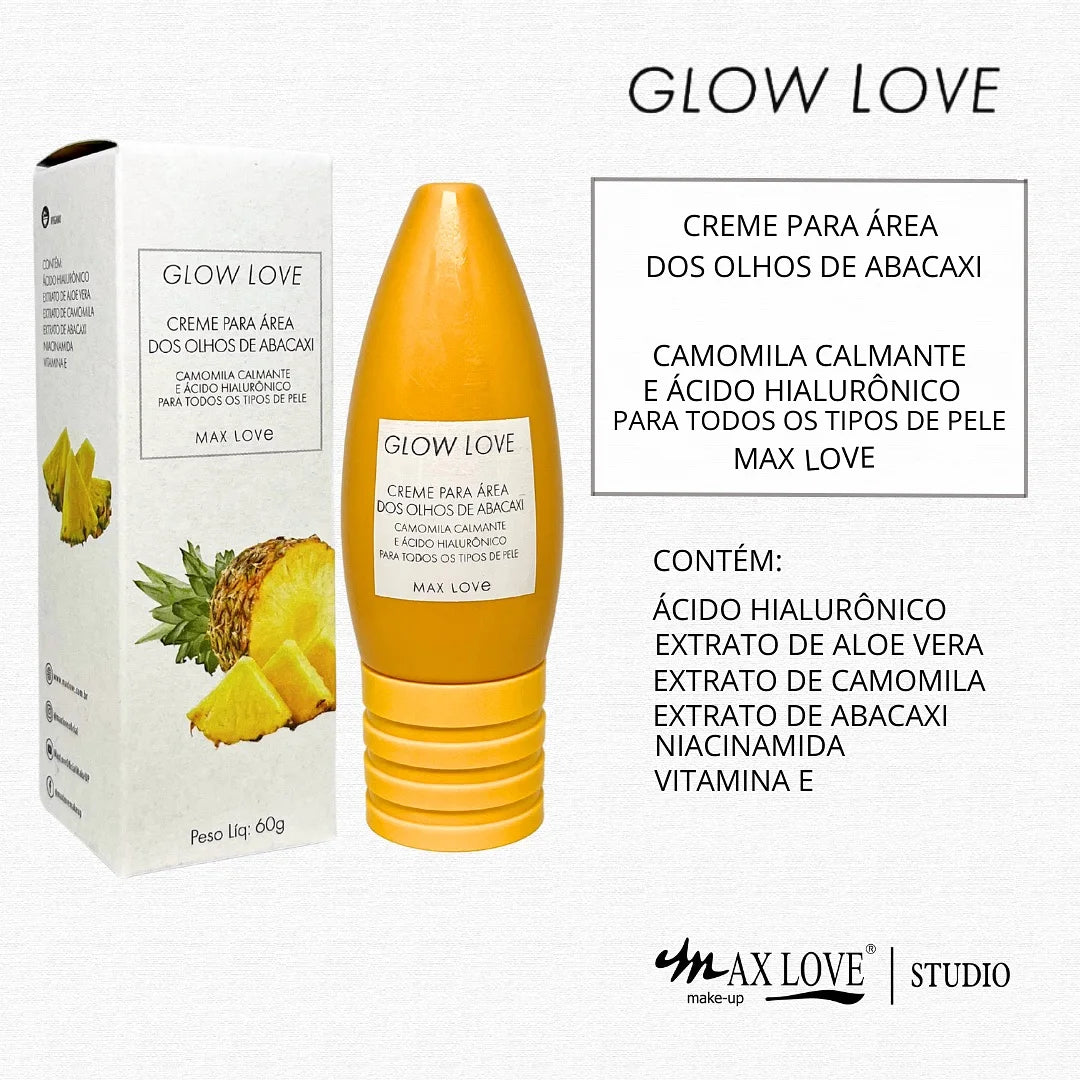 Kit Completo Glow Love Abacaxi Max Love