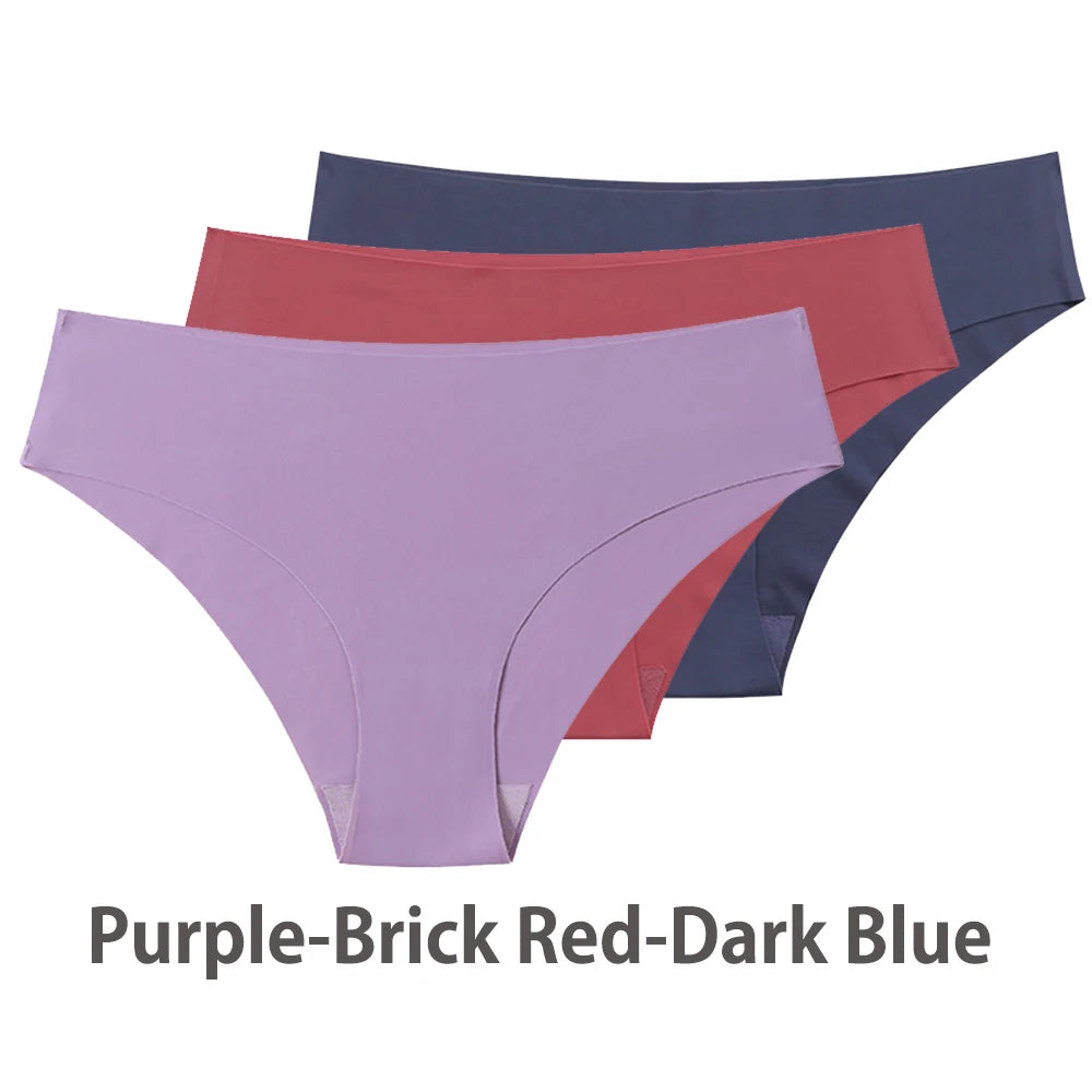 Conjunto Calcinha sem Costura para Mulher Respirável Cintura Baixa