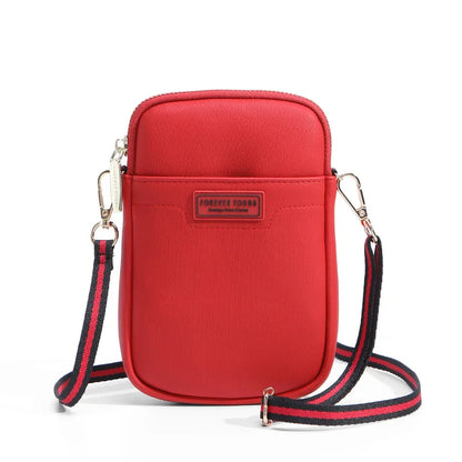 Bolsa de Ombro Feminina Forever Young - Multifuncional com Zíper para Meninas