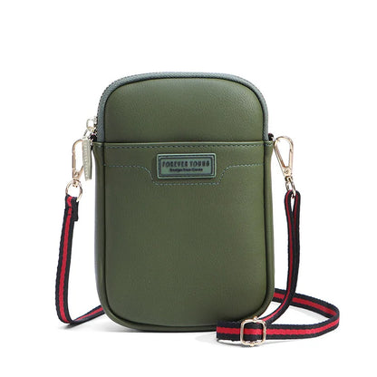 Bolsa de Ombro Feminina Forever Young - Multifuncional com Zíper para Meninas