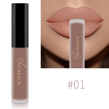 Niceface-Batons Líquidos Nude à Prova D'água Velvet Matte