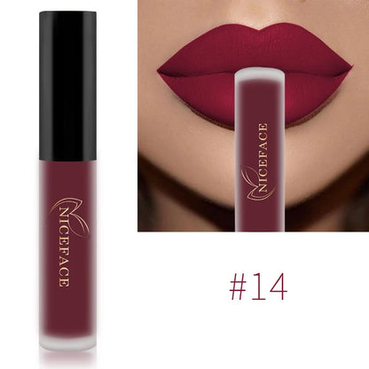 Niceface-Batons Líquidos Nude à Prova D'água Velvet Matte
