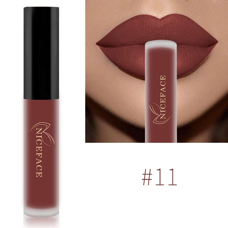 Niceface-Batons Líquidos Nude à Prova D'água Velvet Matte