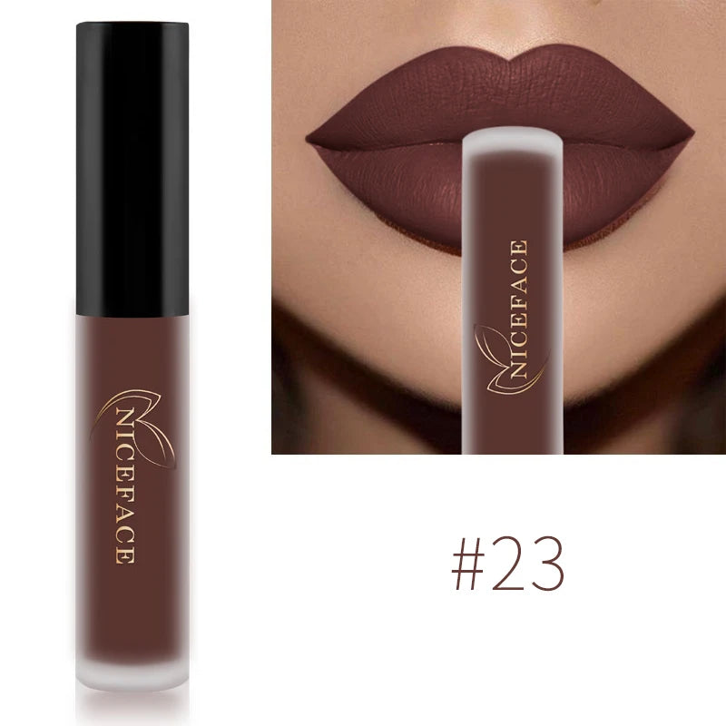 Niceface-Batons Líquidos Nude à Prova D'água Velvet Matte