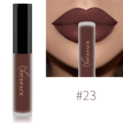Niceface-Batons Líquidos Nude à Prova D'água Velvet Matte