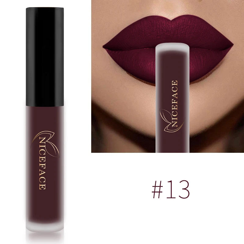 Niceface-Batons Líquidos Nude à Prova D'água Velvet Matte