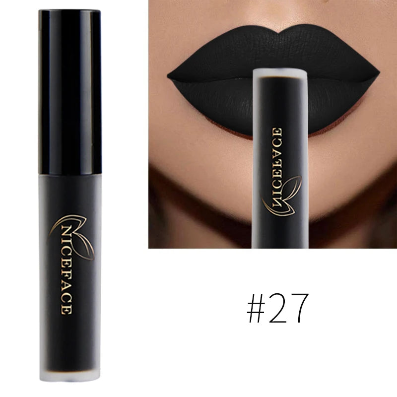 Niceface-Batons Líquidos Nude à Prova D'água Velvet Matte