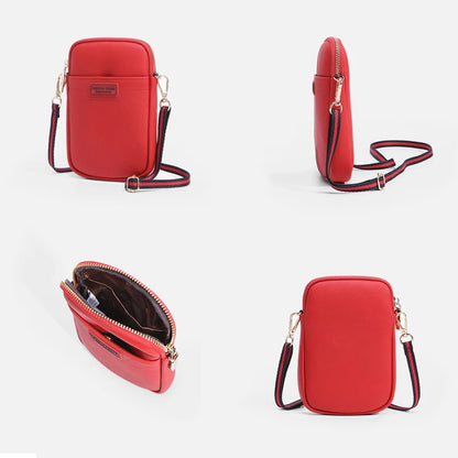 Bolsa de Ombro Feminina Forever Young - Multifuncional com Zíper para Meninas