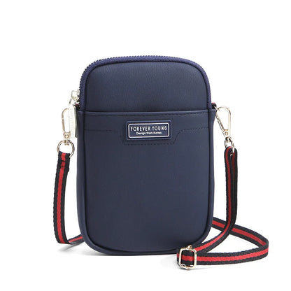 Bolsa de Ombro Feminina Forever Young - Multifuncional com Zíper para Meninas