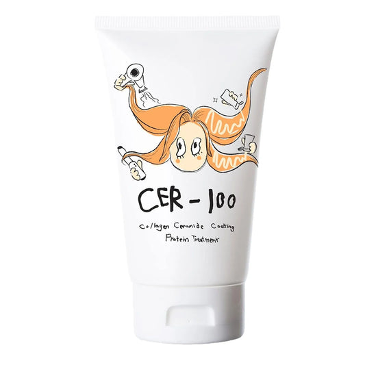 Revestimento de Ceramida e Colágeno Leitoso Elizavecca Proteína Branca CER 100