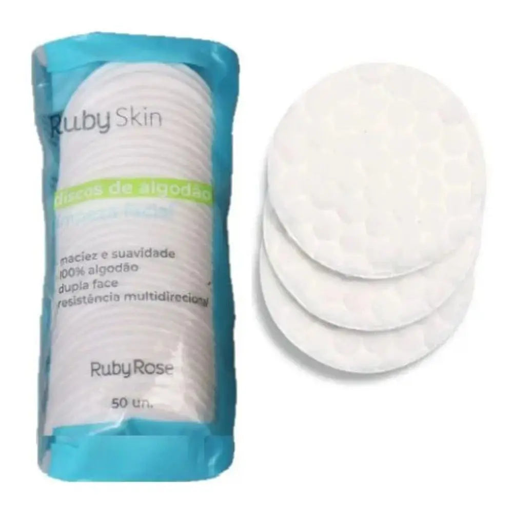 Kit C/3 itens Cuidados com a Pele Ruby Rose Limpeza e Hidratação Completa