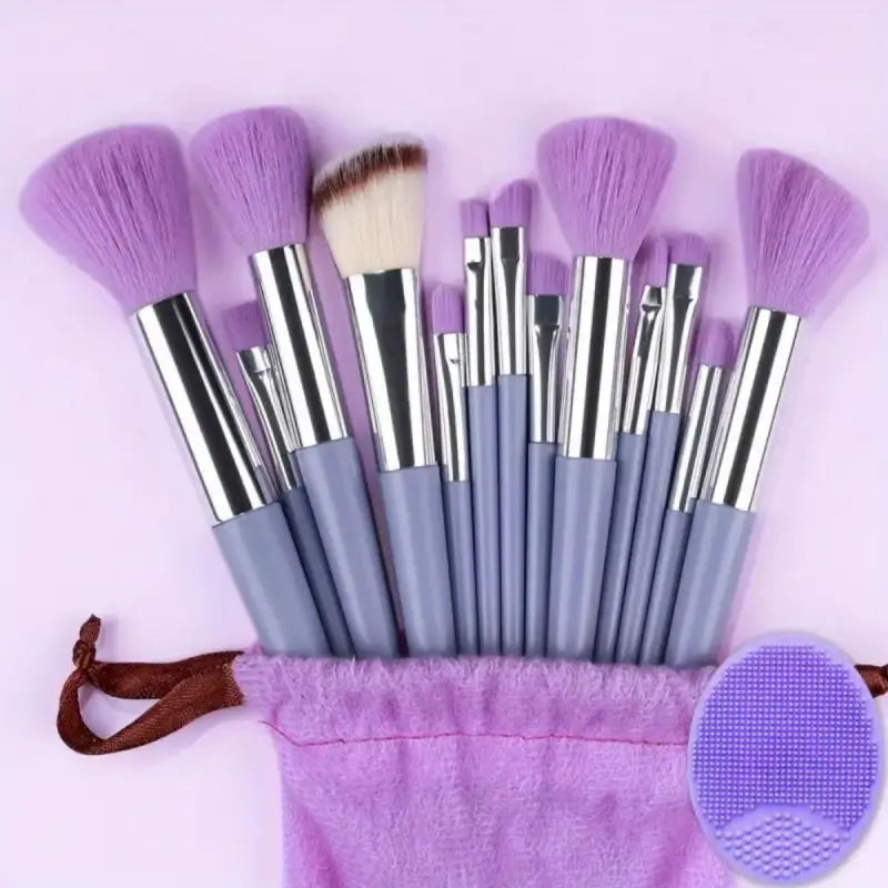 Conjunto de Pincéis de Maquiagem - macios, leves e profissionais