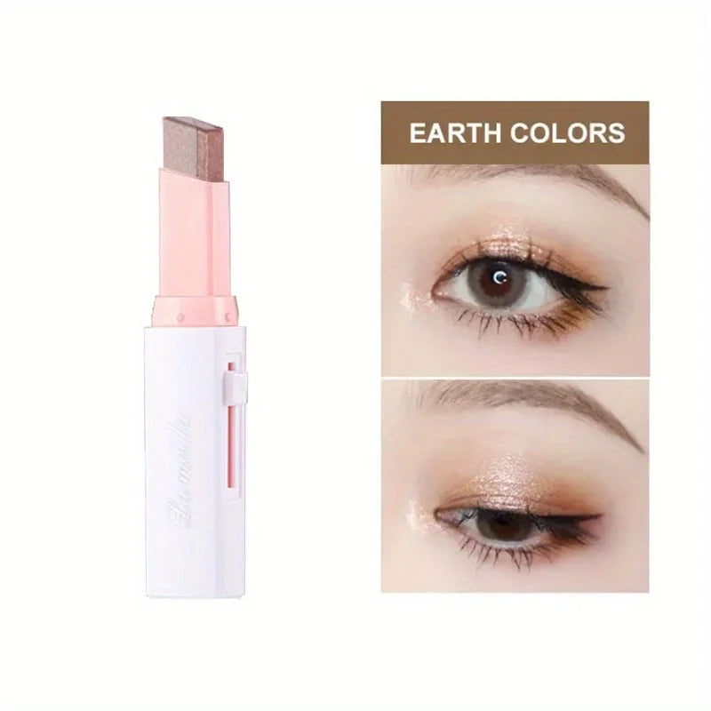 Sombra em Bastão Duas Cores - Tridimensional Natural sem Tirar a Maquiagem