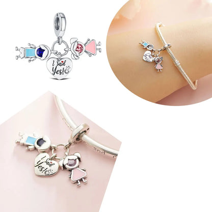 Pingente para Pulseira estilo Clássico e Simples