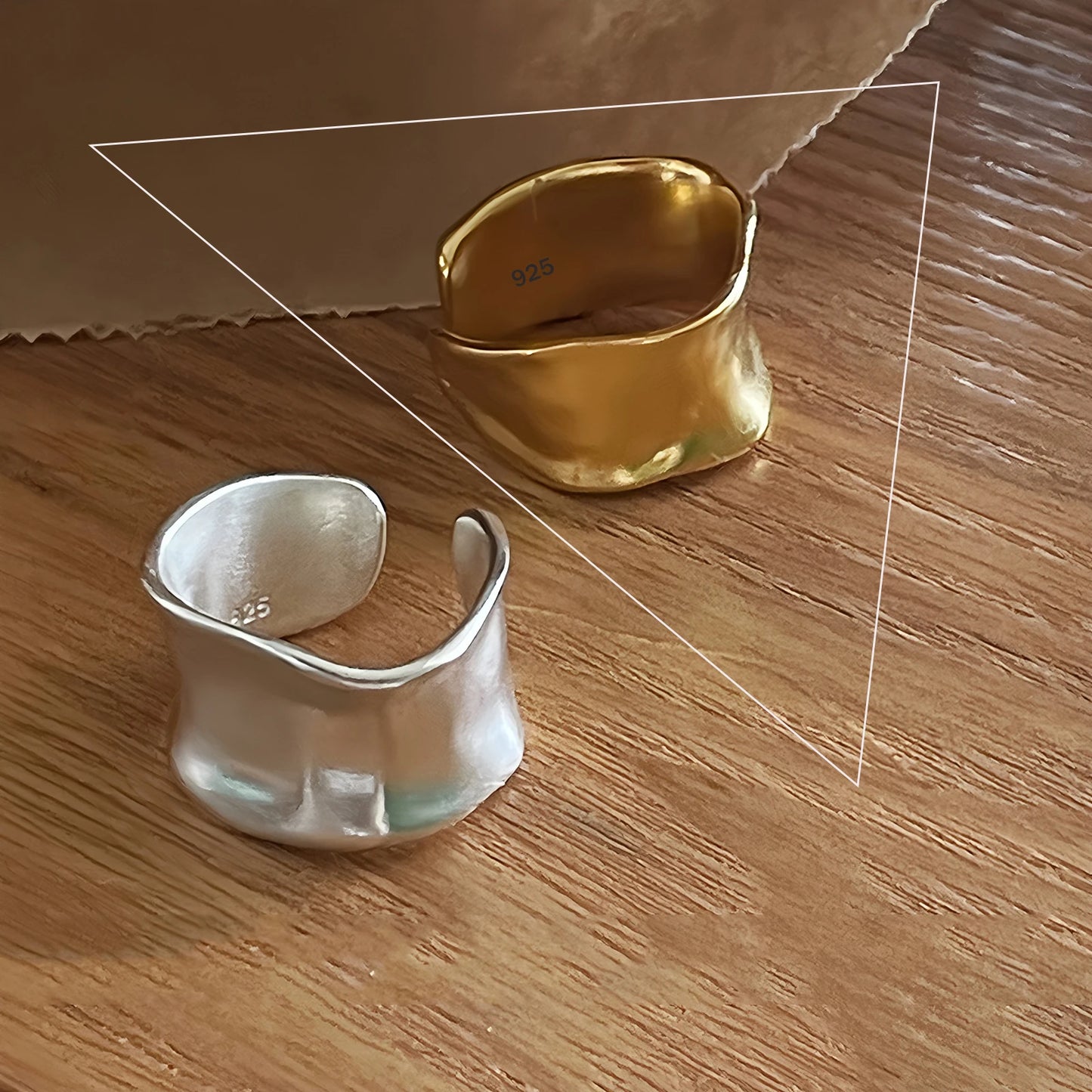 Anel de Prata Esterlina 925 - Luxo e Alta Qualidade