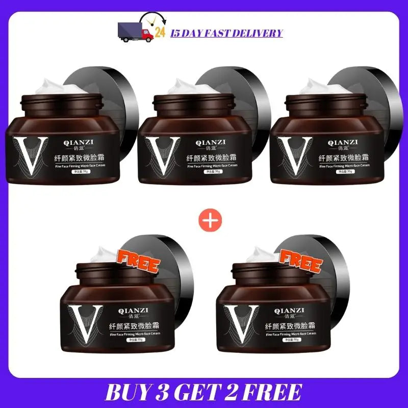 Creme de Emagrecimento Facial em forma de V, Remove Linhas do Pescoço