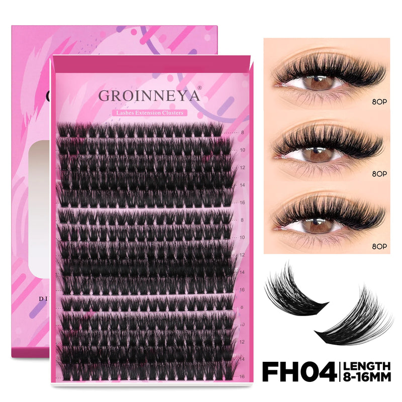 Kit de Extensão de Cílios Groinneya