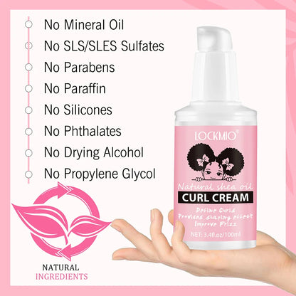 Óleo de Karité Lockmio 100ml Repara e Hidrata os Cachos