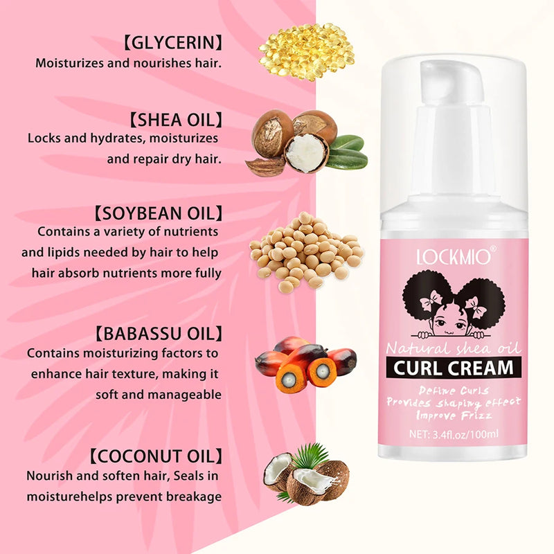 Óleo de Karité Lockmio 100ml Repara e Hidrata os Cachos