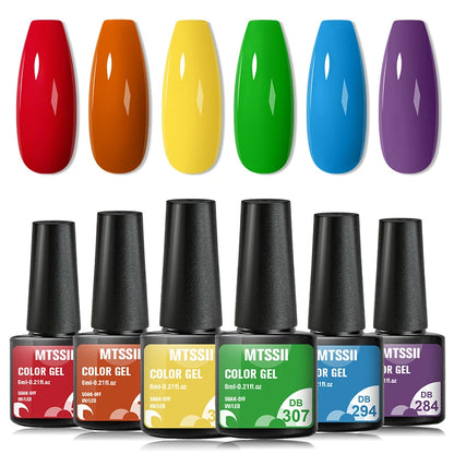 Unhas de Gel Polonês Definir Kits de Base Top Coat Verniz Soak Off Gel UV LED Semi Permanente