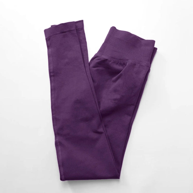 Leggings Esportivas sem Costura de Baixo Impacto