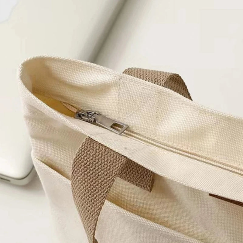 Bolsa Tote Feminina de Lona - Prática, Leve e com Grande Capacidade