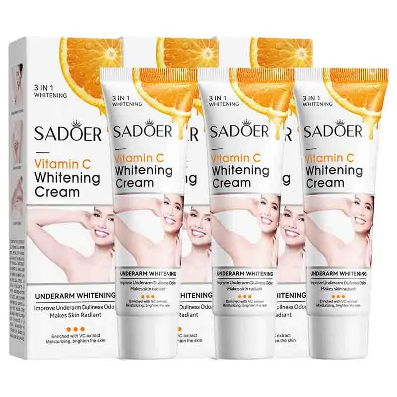 Loção Corporal com Vitamina C SADOER Hidratante para Axilas
