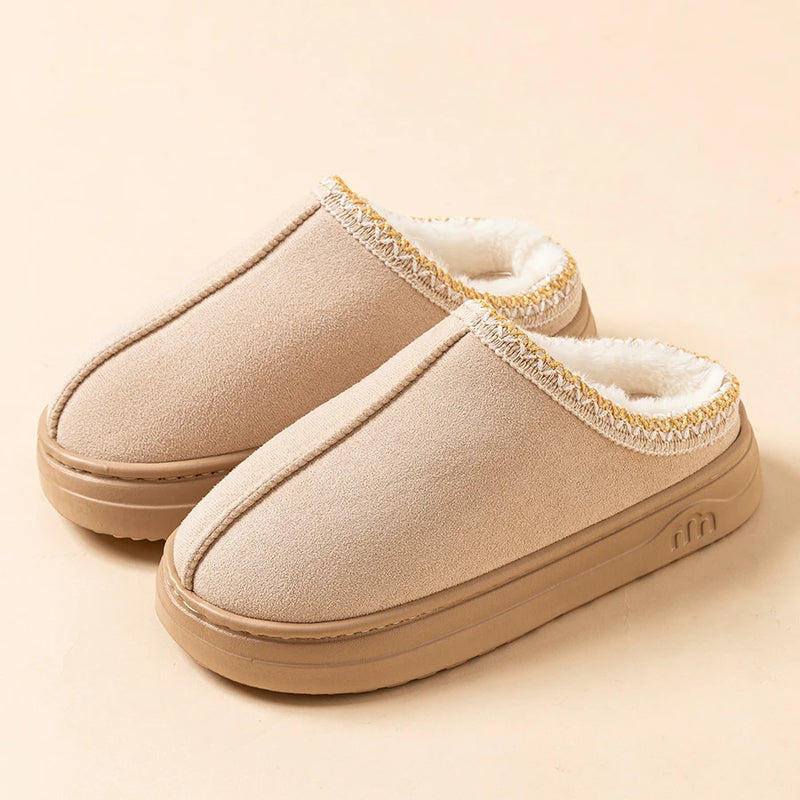 Chinelo Feminino Moda Pele Fuzzy Antiderrapante