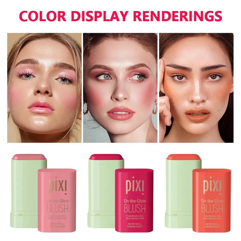 Novo Blush Pixi Bastão 3 em 1 Bochecha, Olhos e Lábios