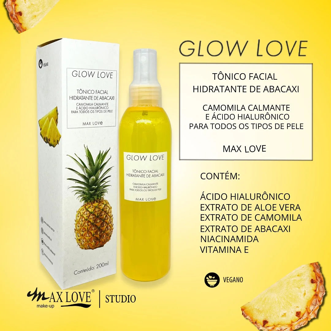 Kit Completo Glow Love Abacaxi Max Love