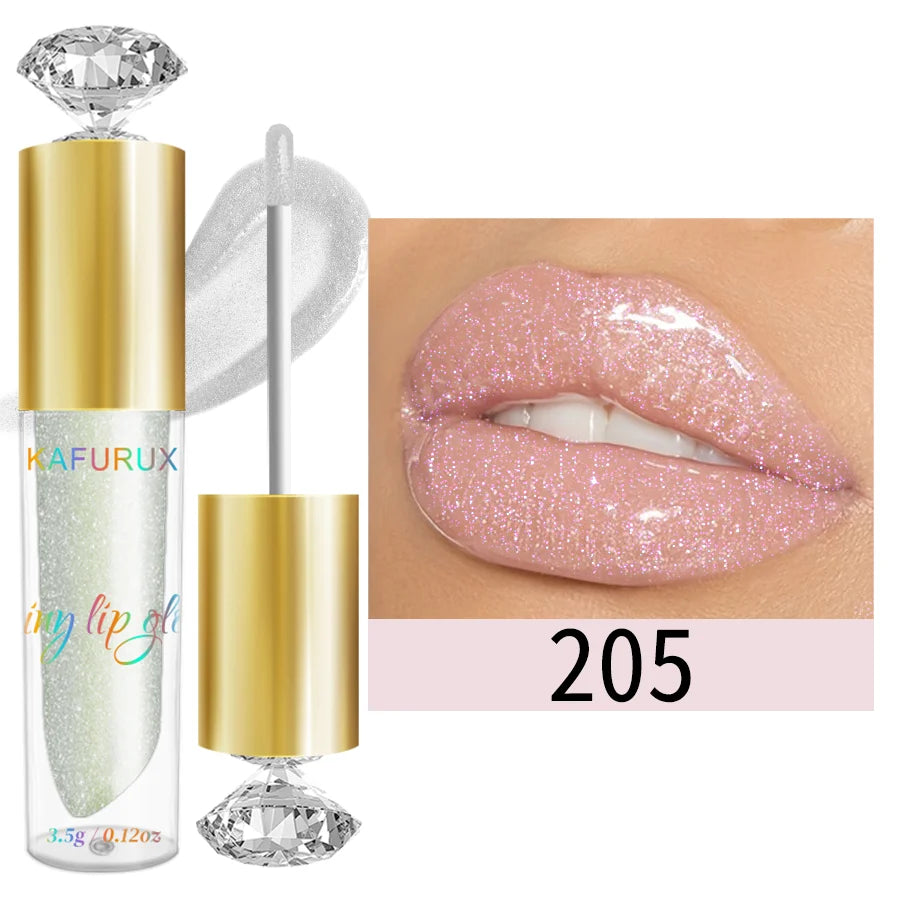 Hidratante Labial Diamante Brilhante 9 Cores