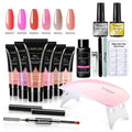 Kit Alongamento de Unha Polygel Cabine Gel Molde F1
