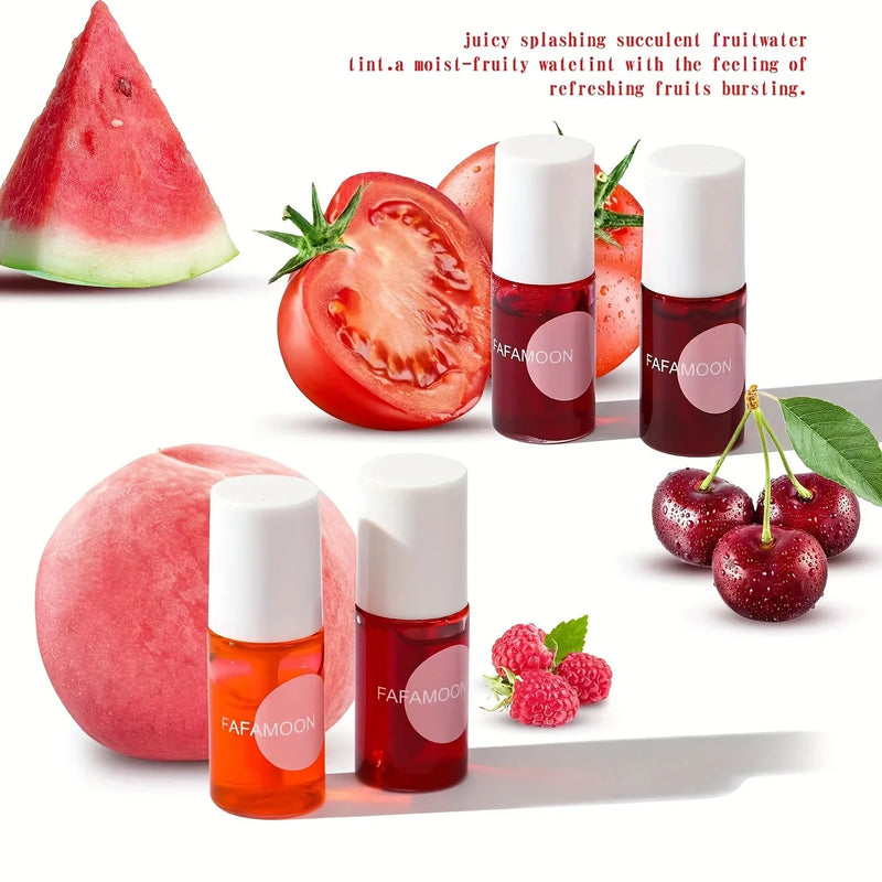 Frutado Labial Impermeável Lip Tint Gloss Hidratante Líquido