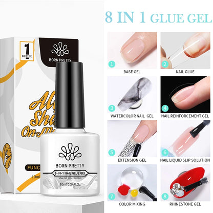 Gel de Borracha 10ml Born Pretty Reforço para Unhas