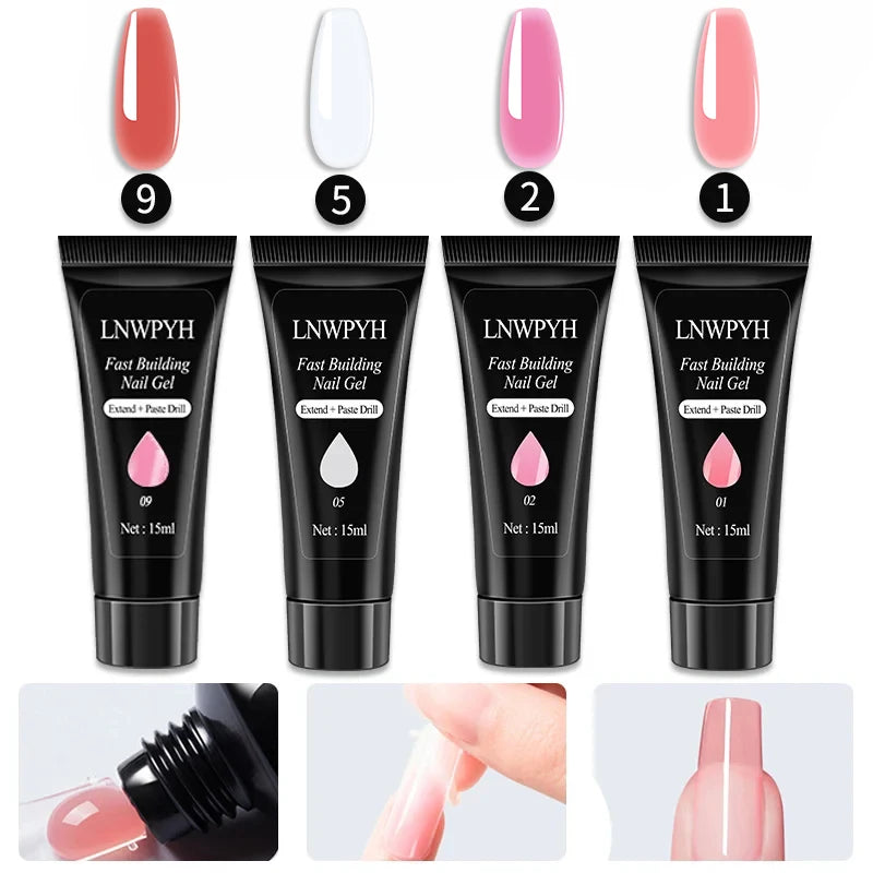 Kit e Acessórios para Unhas - Esmalte, Broca Elétrica, Máquina de Secagem, Lâmpada UV