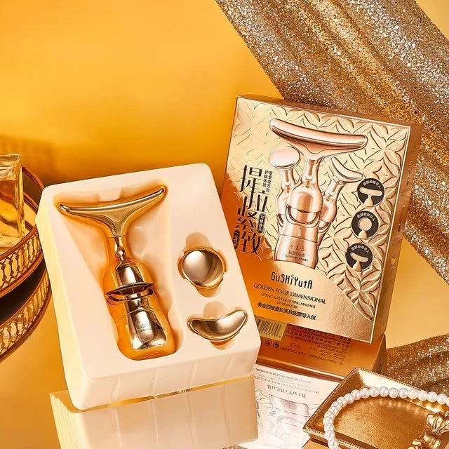 Massageador Facial 3 em 1 Anti Rugas e Anti Envelhecimento