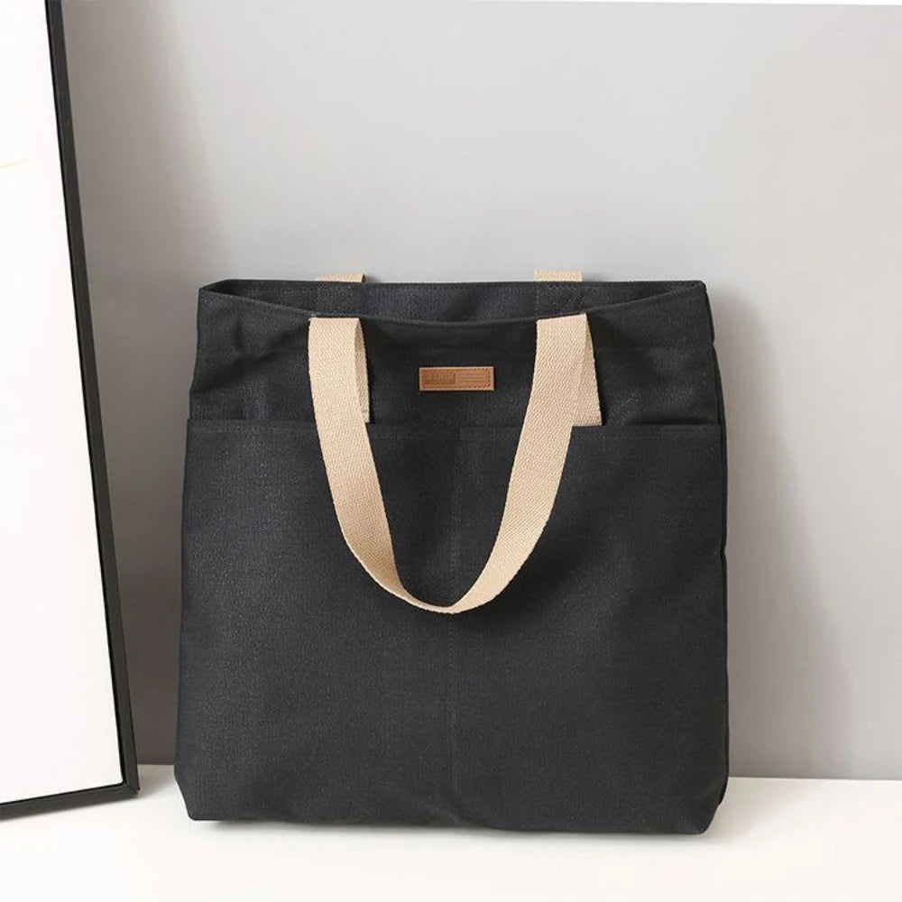 Bolsa Tote Feminina de Lona - Prática, Leve e com Grande Capacidade