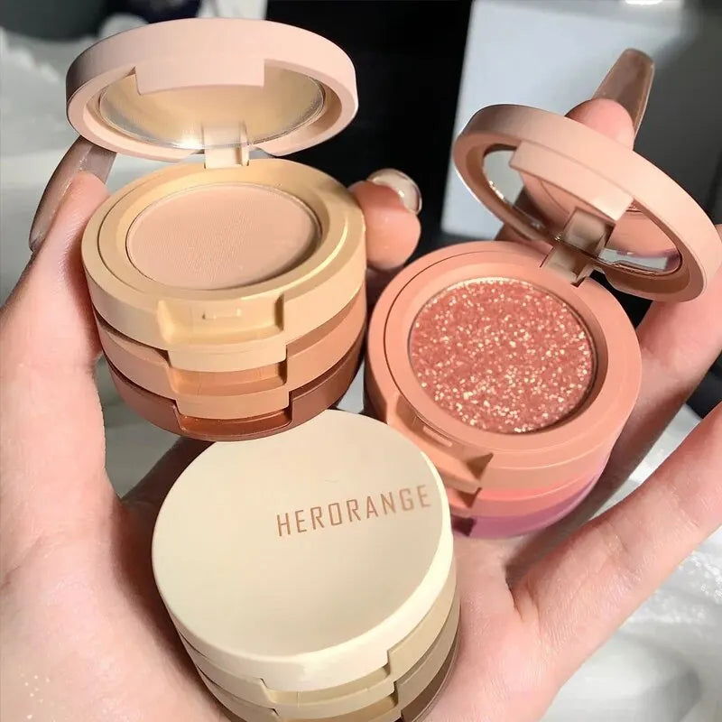 Paleta de Sombras com Glitter Nude