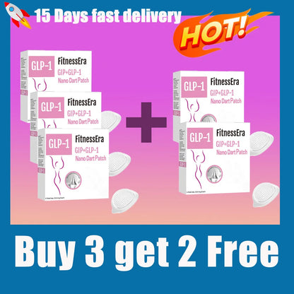 Adesivo Corporal GLP-1 Nano Patch Cuida Suavemente dos Contornos da Pele
