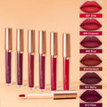 Conjunto de Brilho Labial Matte, Não Manchado com Boca Cup Plus