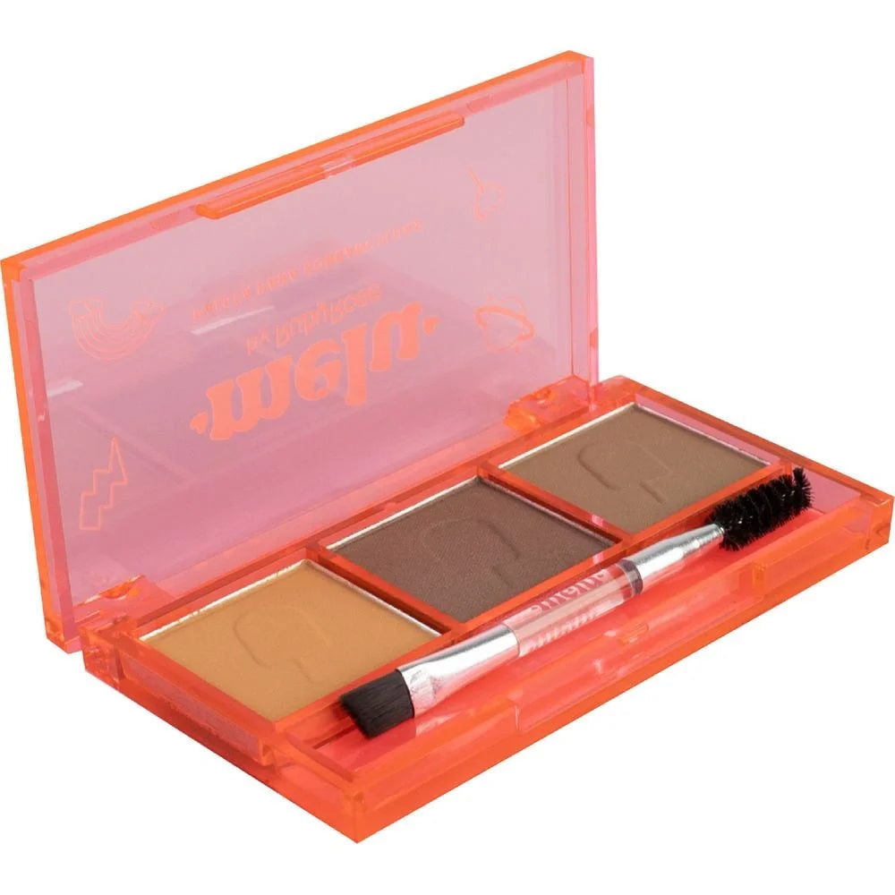 Paleta de Sombras para Sobrancelhas Melu Ruby Rose