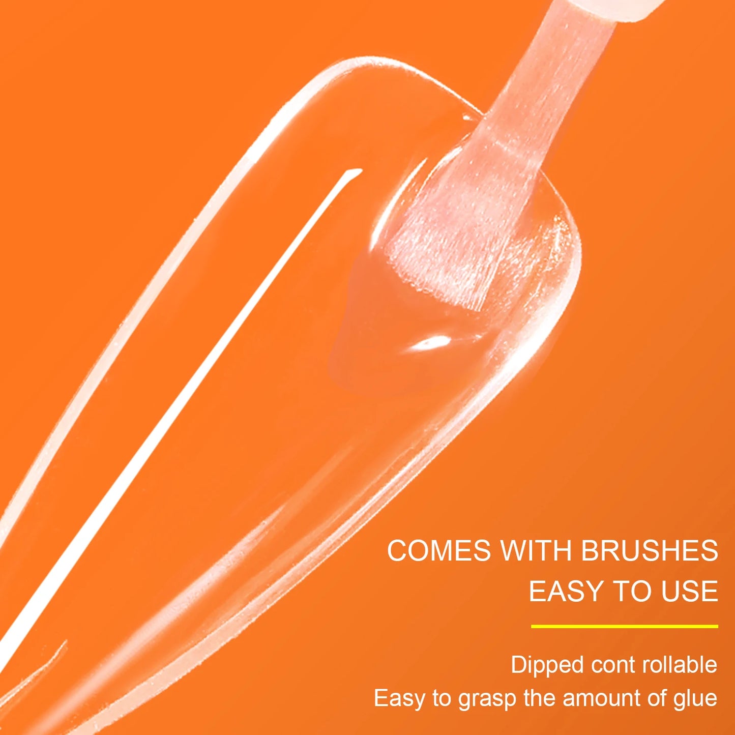 Cola Super Forte para Unhas Postiças, de Acrílico - Adesão Duradoura e Fácil