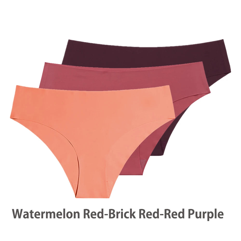 Conjunto Calcinha sem Costura para Mulher Respirável Cintura Baixa