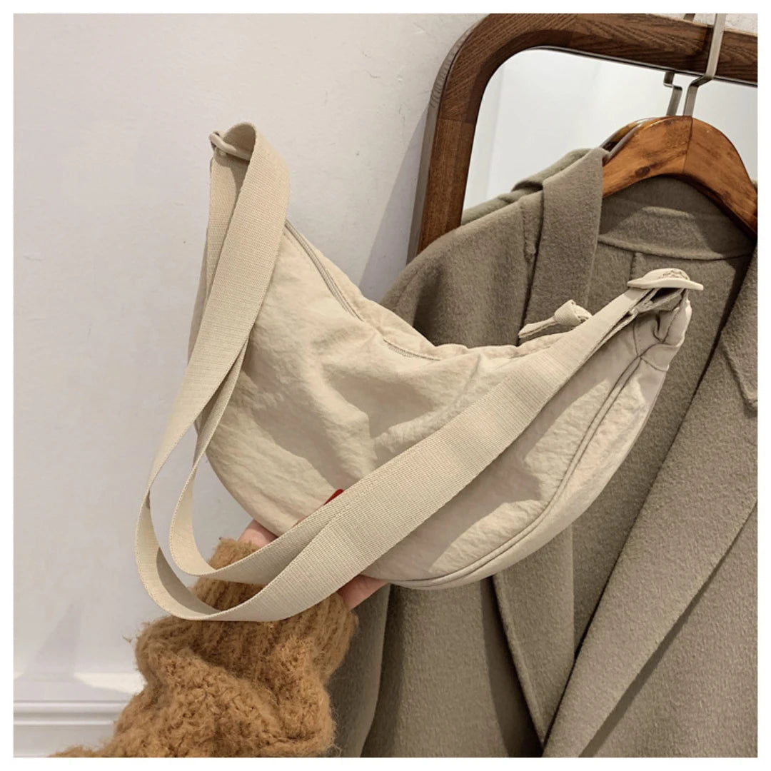 Bolsa Casual de Nylon Hobos Crossbody - Estilosa, Leve e Prática