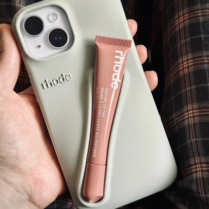 Capa Protetora para Telefone com Protetor Labial para iPhone