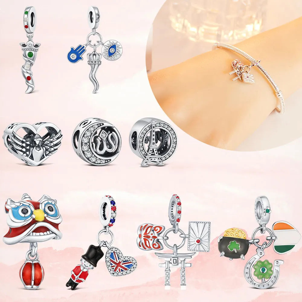 Pingente para Pulseira estilo Clássico e Simples